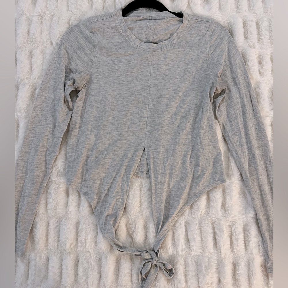 Lululemon long-sleeve wrap top